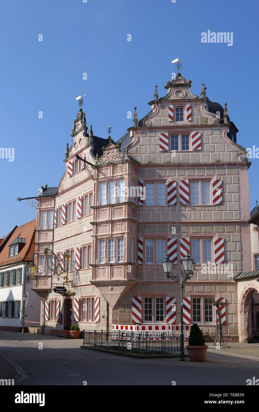 Historisches Gasthaus Zum Engel Stockfoto