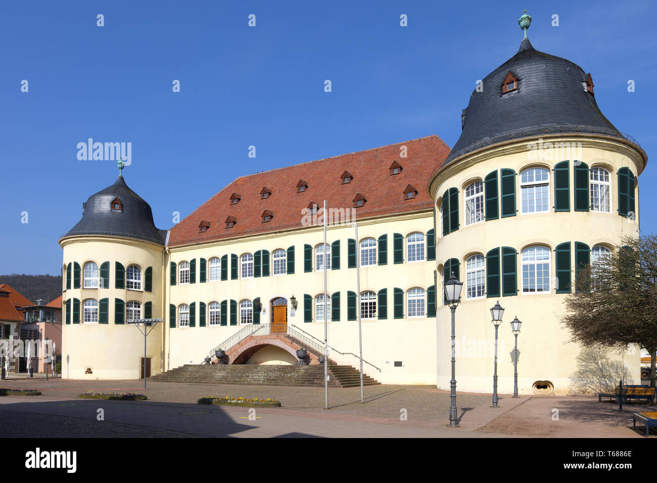 Schloss Bad Bergzabern Stockfoto