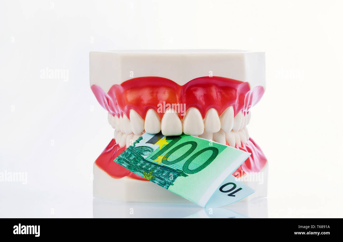 Zahnpflege Symbol Foto Stockfoto