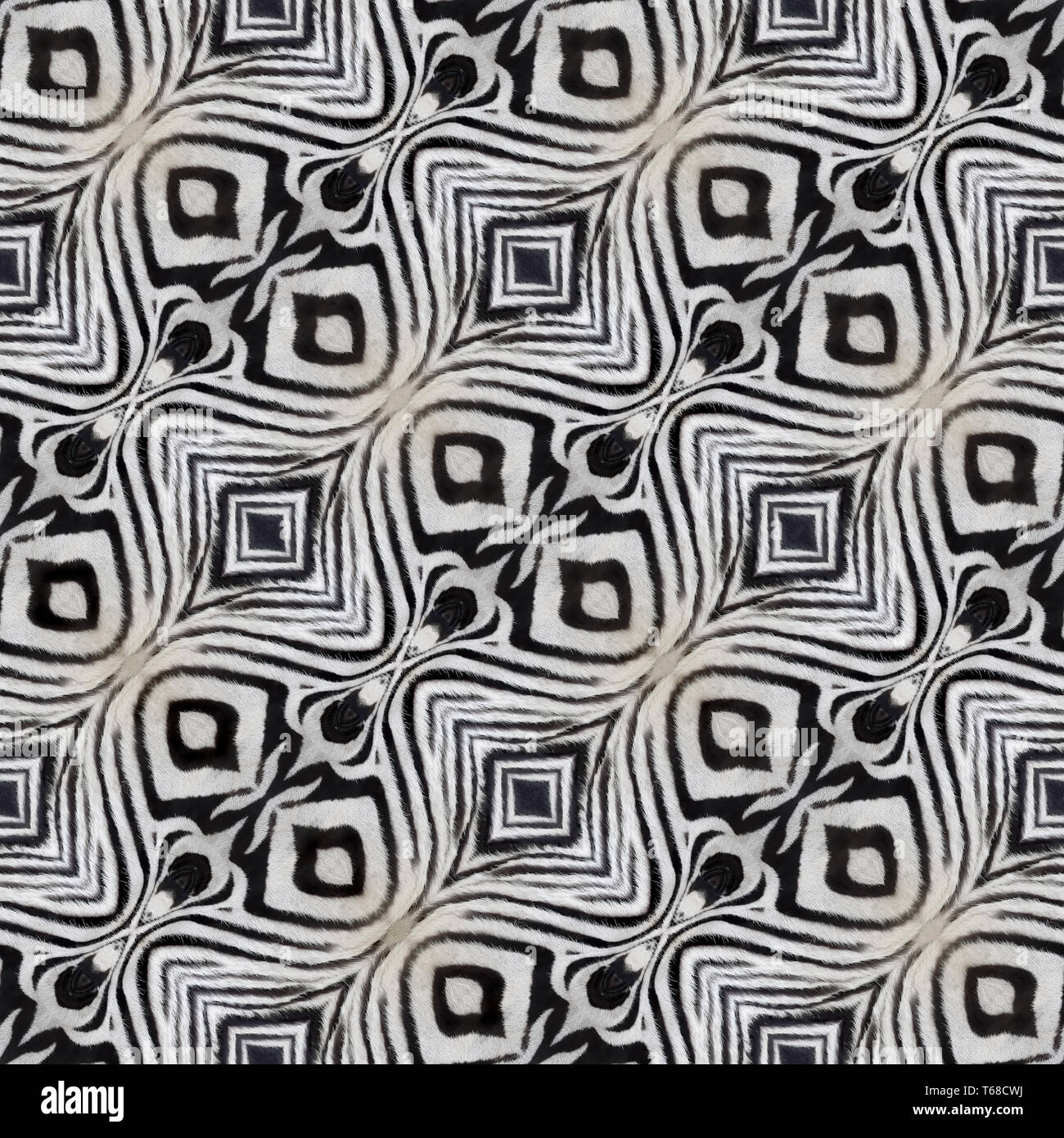 Zebra Leder nahtlose Textur Stockfoto