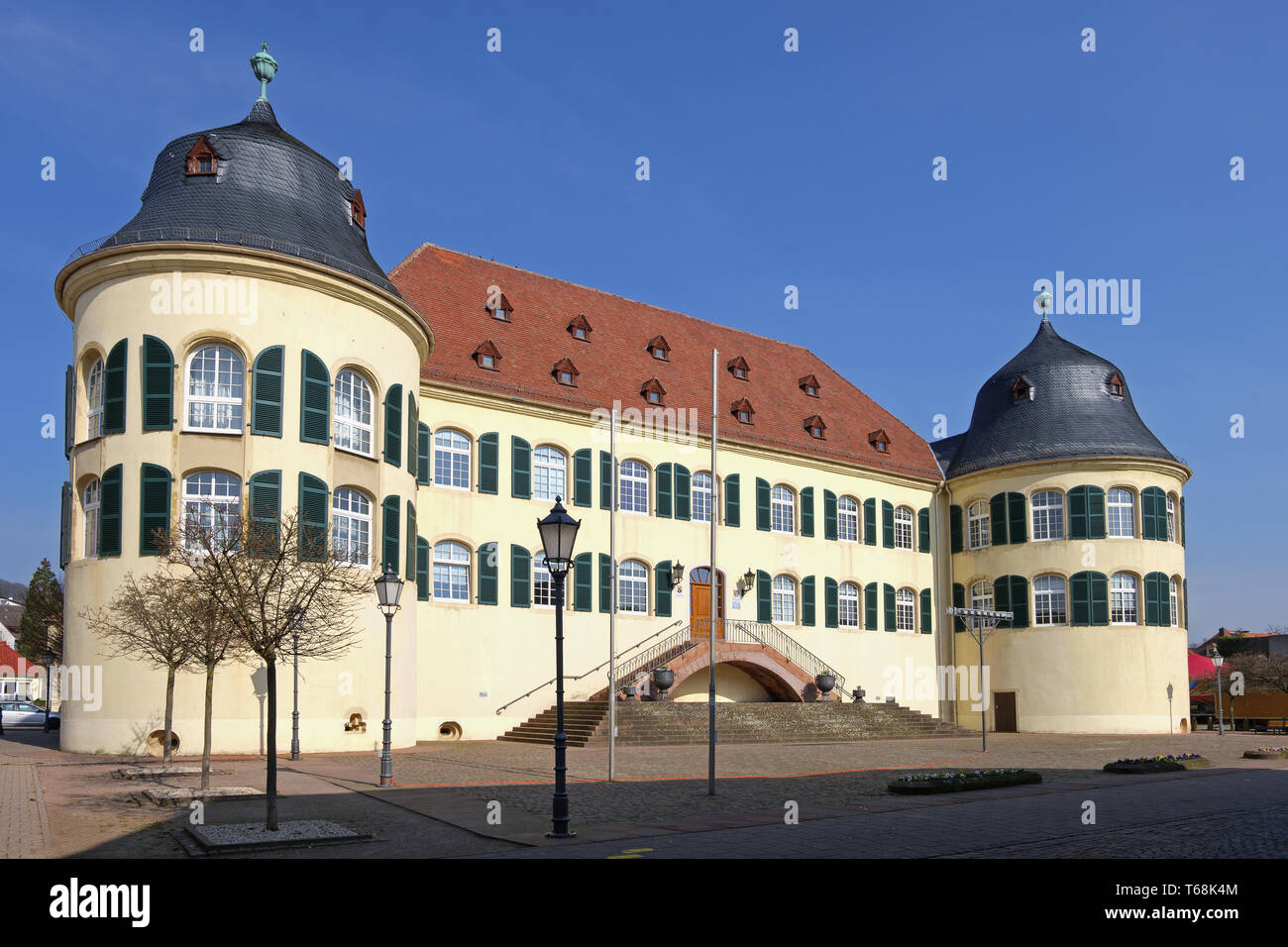 Schloss Bad Bergzabern Stockfoto