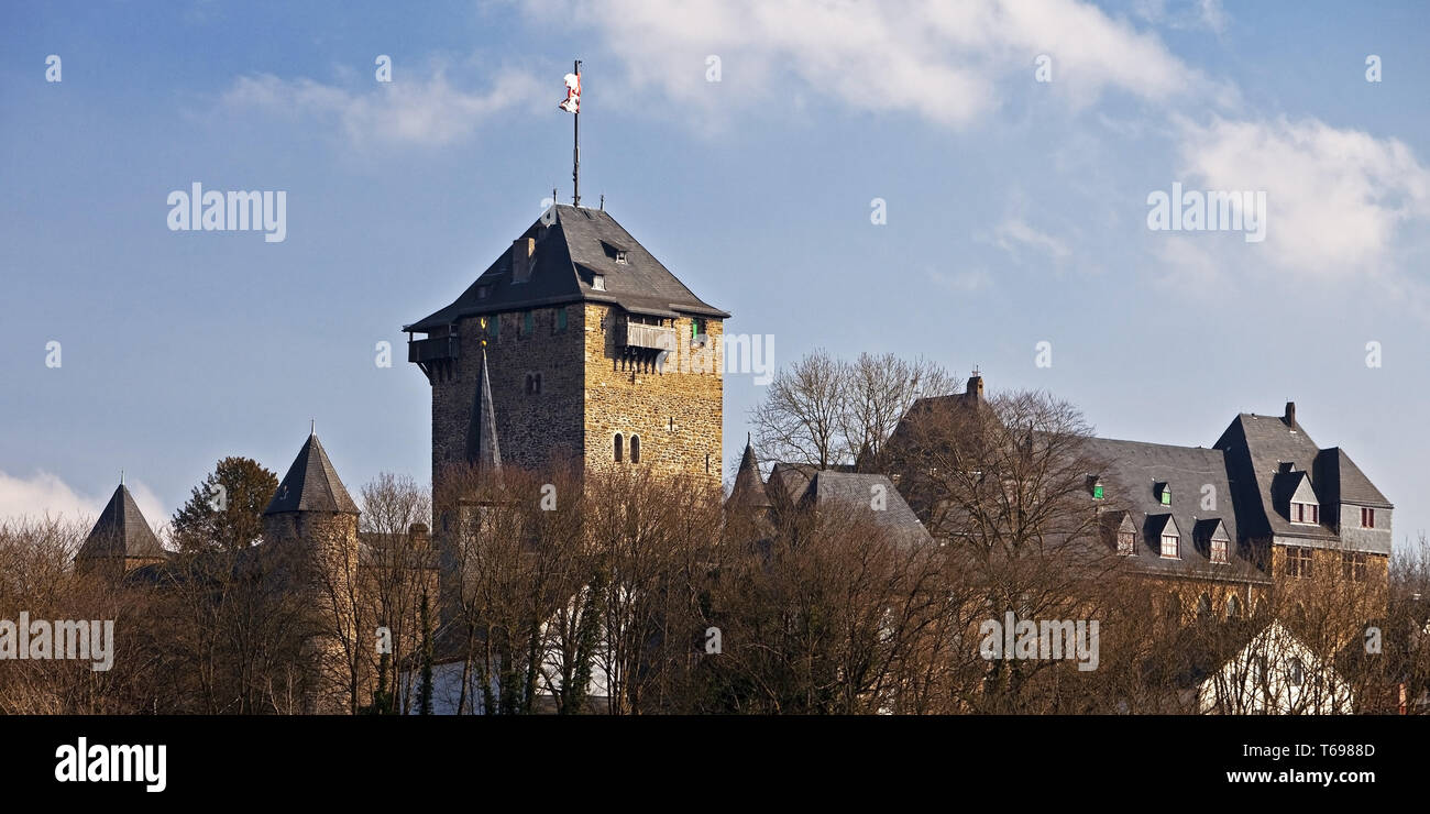 Burg, Solingen, Bergisches Land, Nordrhein-Westfalen, Deutschland Stockfoto