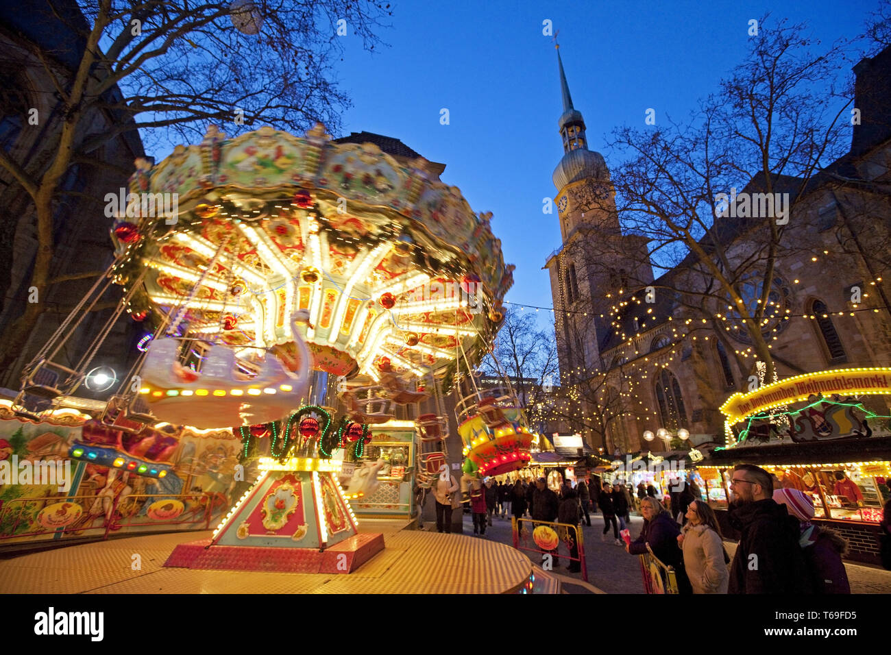 Weihnachtsmarkt, Dortmund, Ruhrgebiet, Nordrhein-Westfalen, Deutschland 