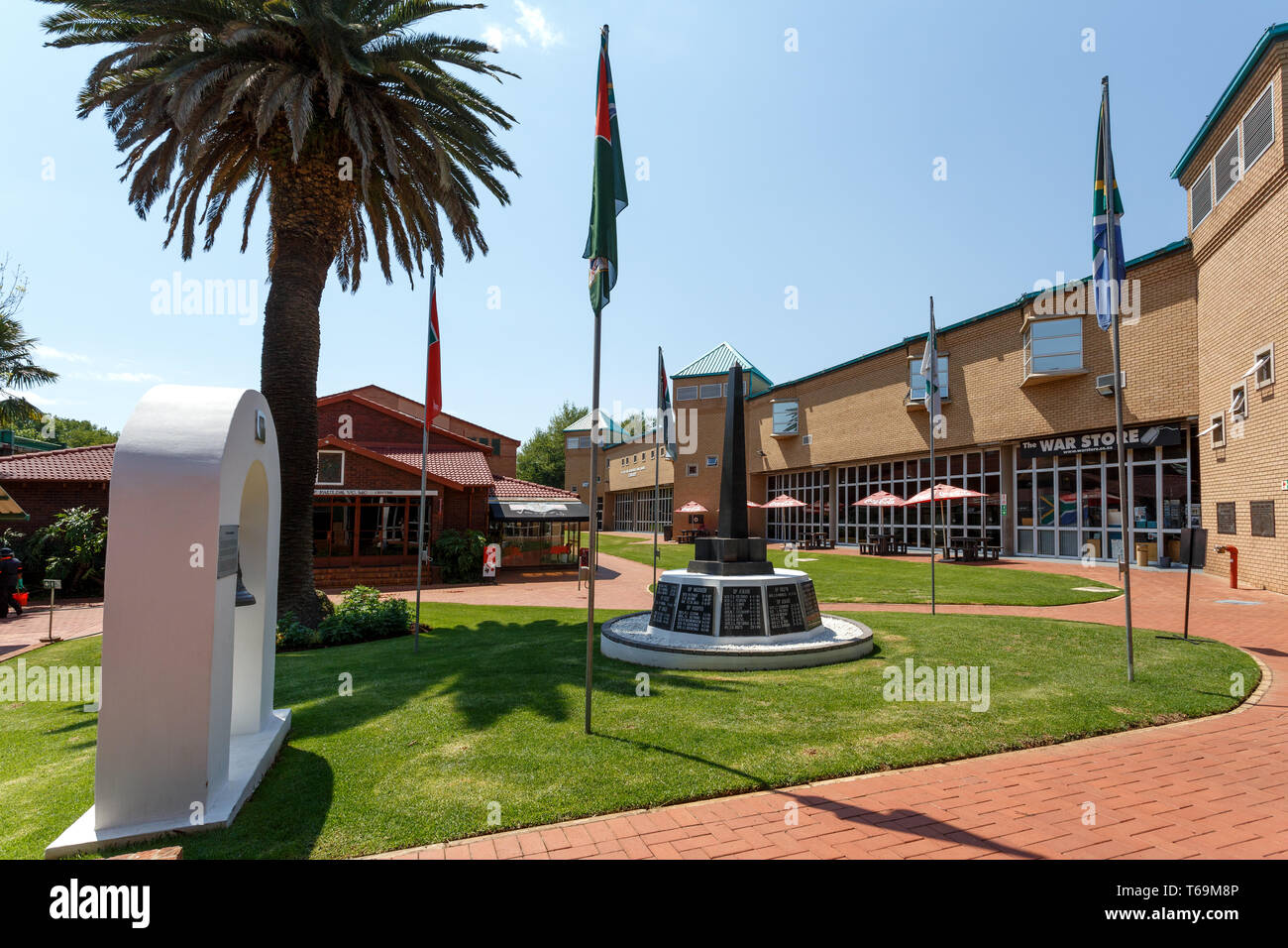 Museum für Militärische Geschichte in Johannesburg. Stockfoto
