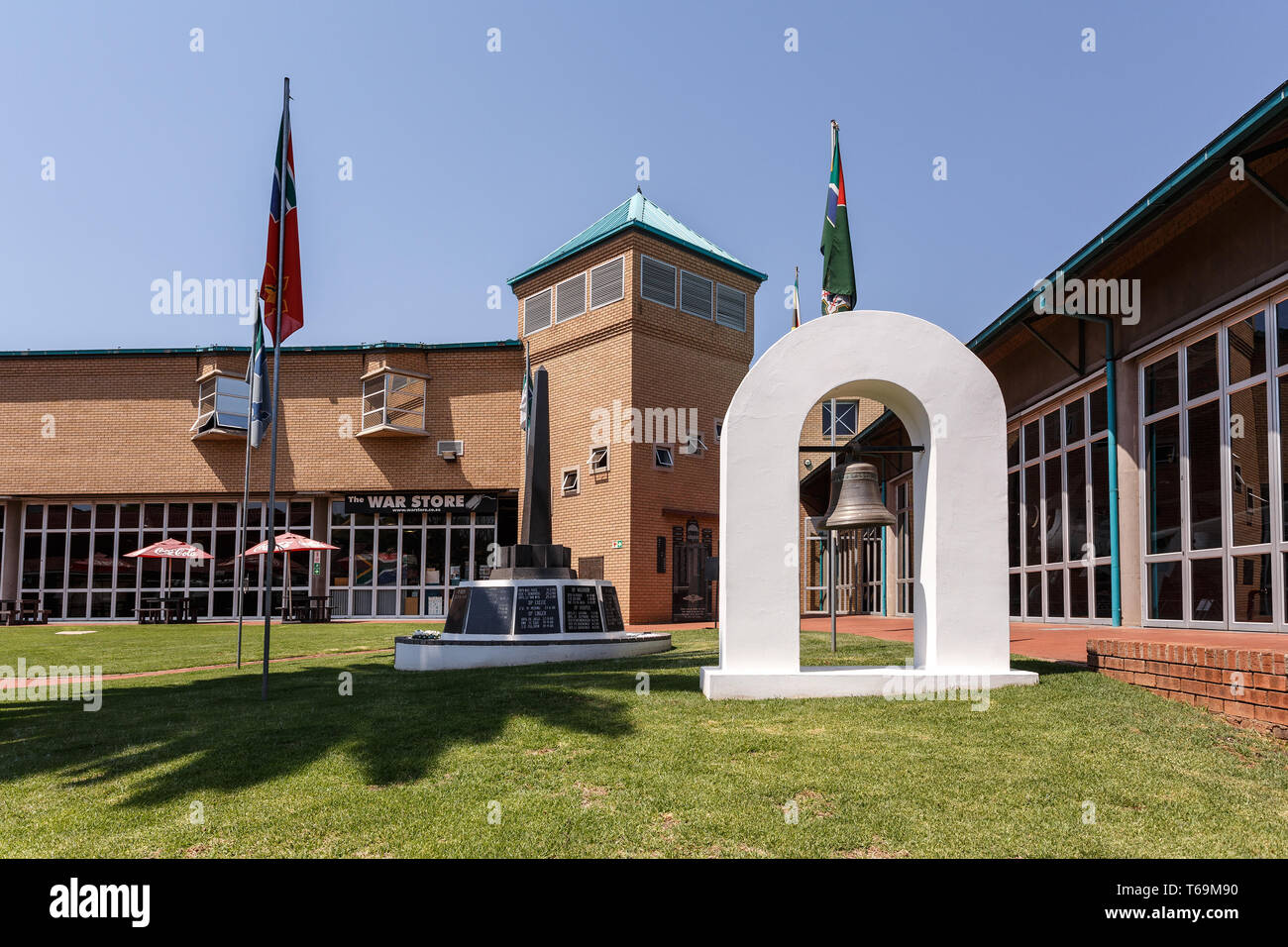 Museum für Militärische Geschichte in Johannesburg. Stockfoto