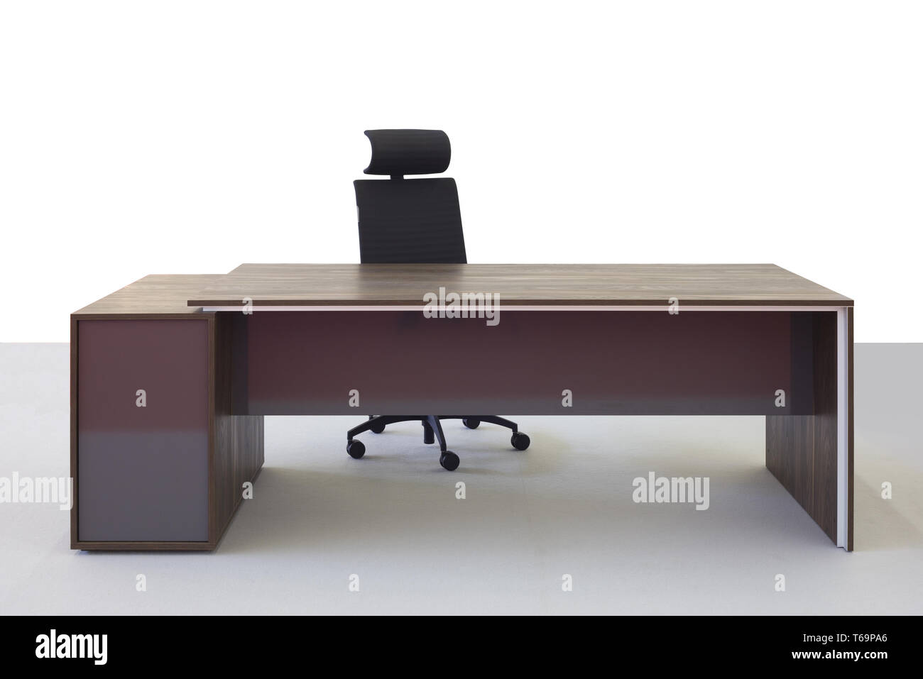 Büro Schreibtisch Ausschnitt Stockfoto