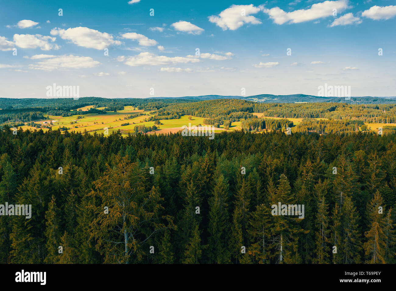 Tschechische Landschaft wie Tschechische Kanada bekannt Stockfoto