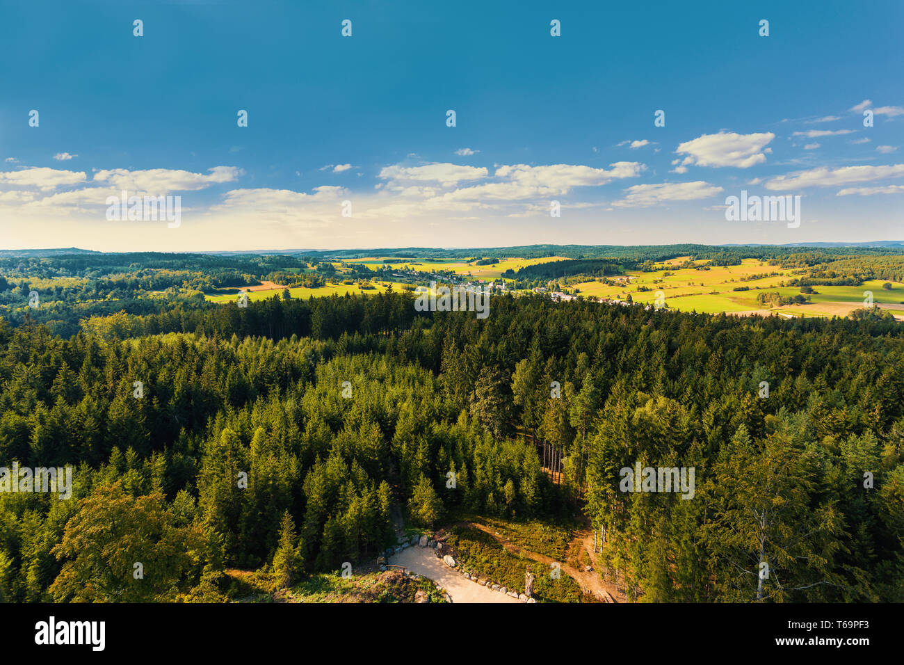 Tschechische Landschaft wie Tschechische Kanada bekannt Stockfoto
