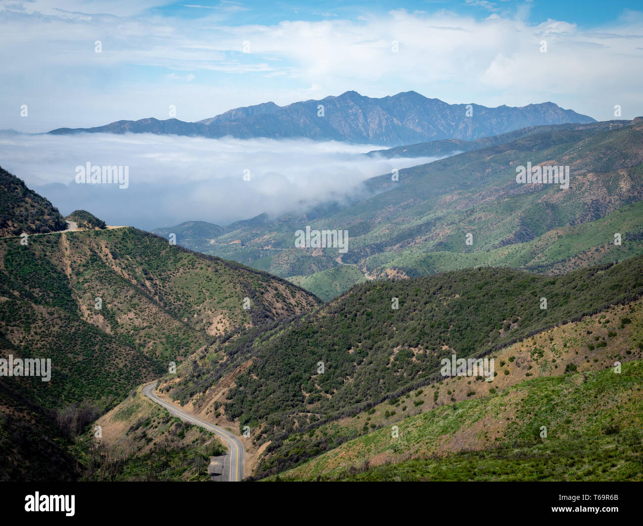 Los Padres National Forest, Highway 33, Ventura County, Ojai, Kalifornien, USA Stockfoto