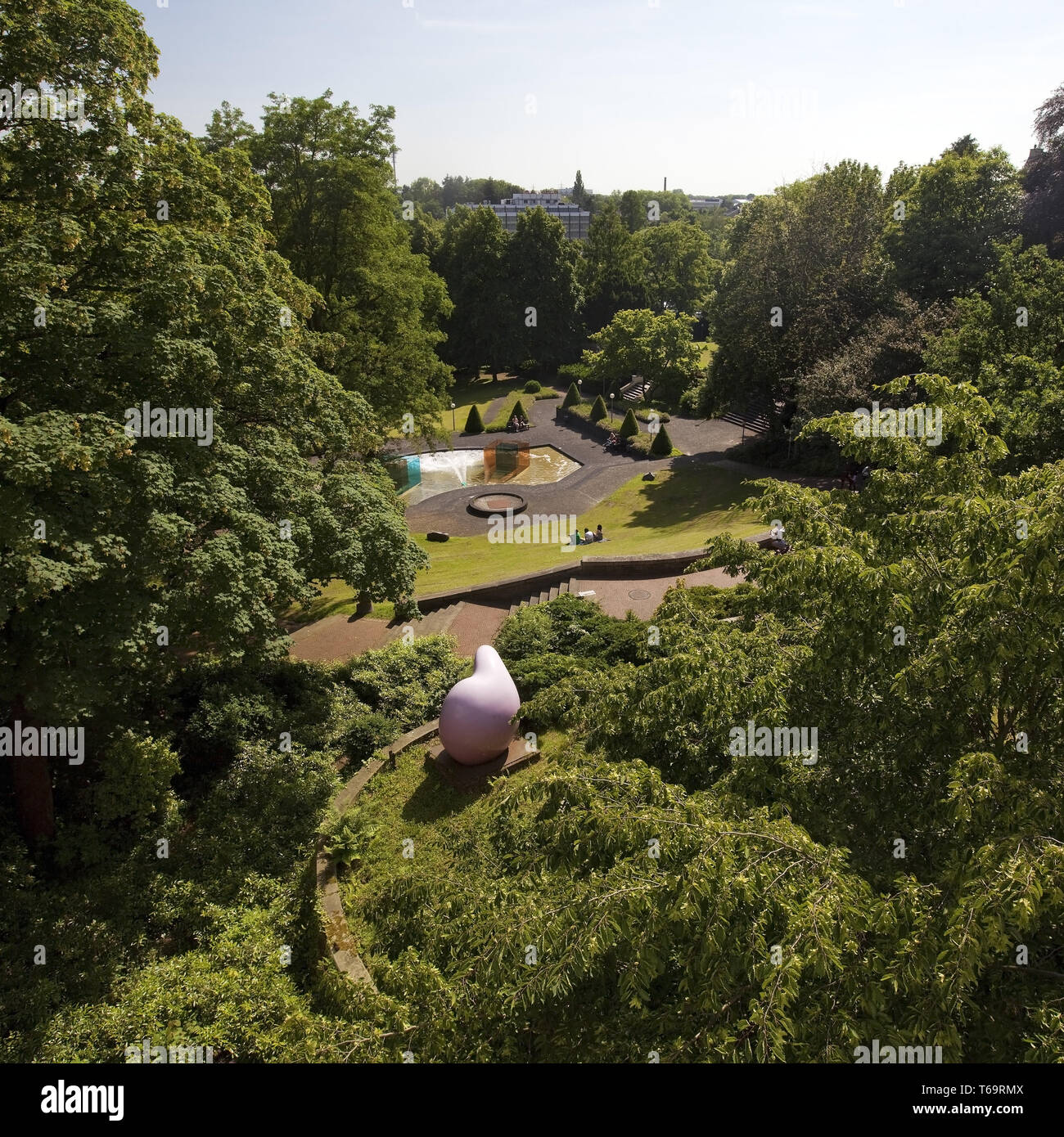 Garten der Abtei, Mönchengladbach, Niederrhein, Nordrhein-Westfalen, Deutschland, Europa Stockfoto