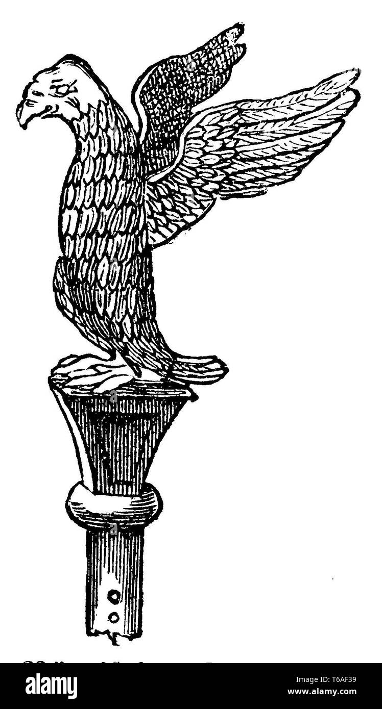 Römische Legion Eagle, 1899 Stockfoto