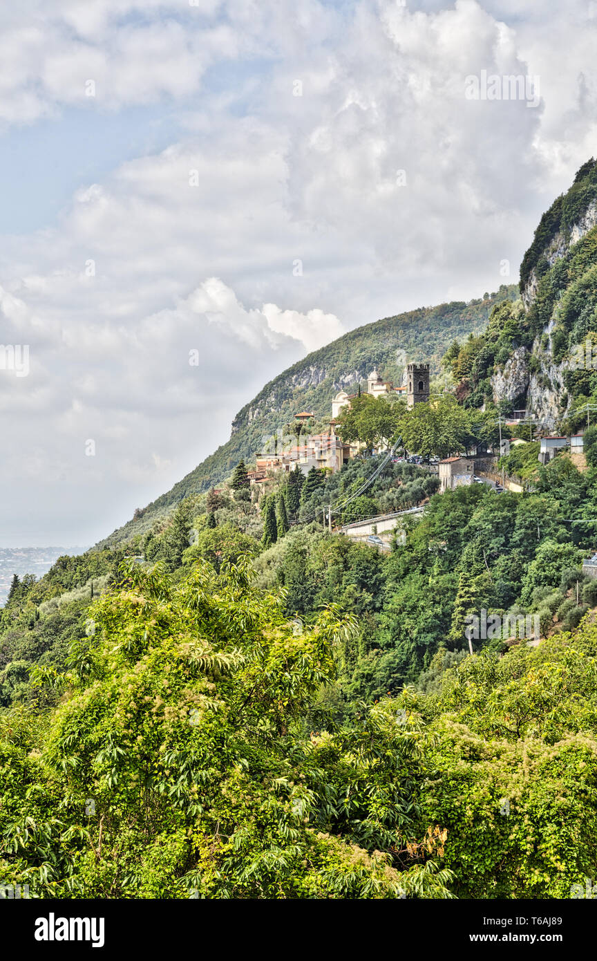 HDR-Aufnahme von Casoli LU, Toskana Italien Stockfoto
