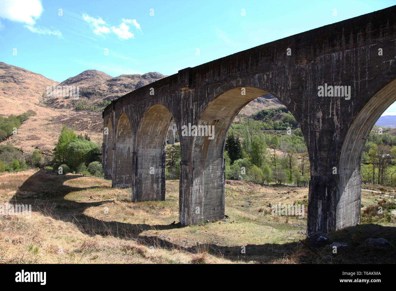 Glenfinnan Viaduct, Glenfinnan Locaber Schottland Stockfoto