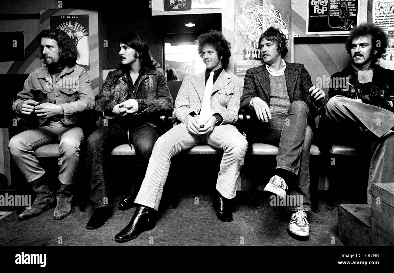 Flying Burrito Brothers, Amsterdam, Amsterdam, Niederlande, 1972, (Foto Gijsbert Hanekroot) Stockfoto