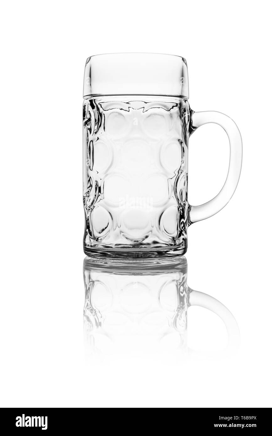 Isolierte Glas Stockfoto