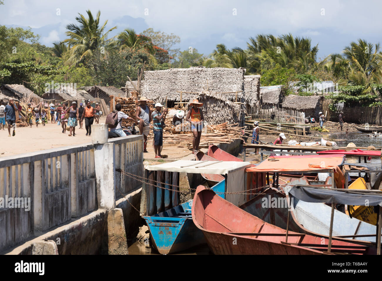 Madagassischen Völker Alltag in Madagaskar Stockfoto