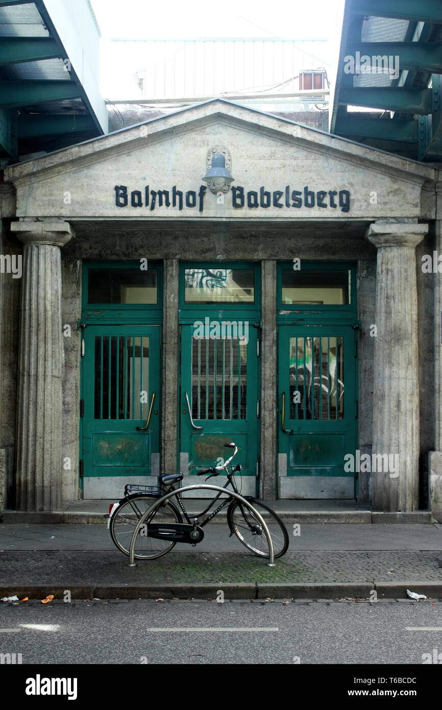 Bahnhof Babelsberg Stockfoto