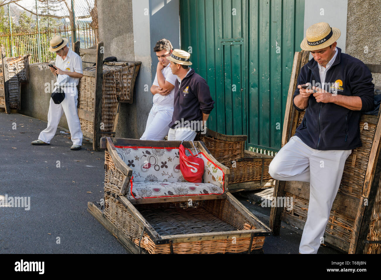 Carreiros für Kunden, Monte, Funchal, Madeira Stockfoto