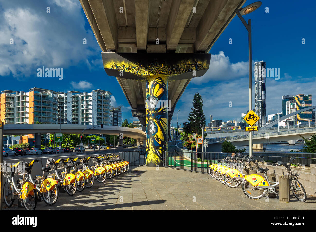 Brisbane Queensland Australien Szenen Stockfoto