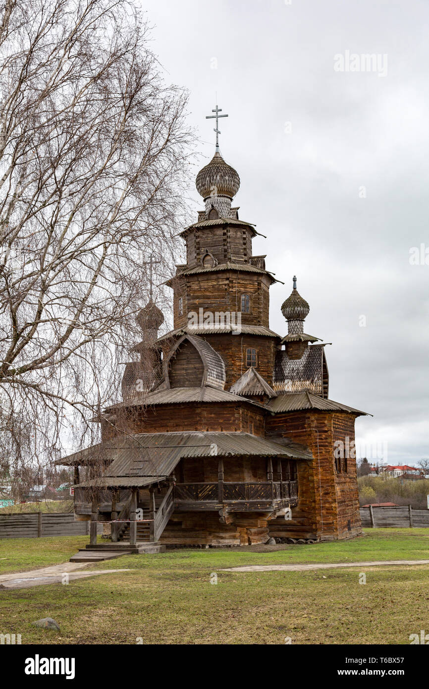 Suzdal Museum für Holz Architektur und des bäuerlichen Lebens Stockfoto