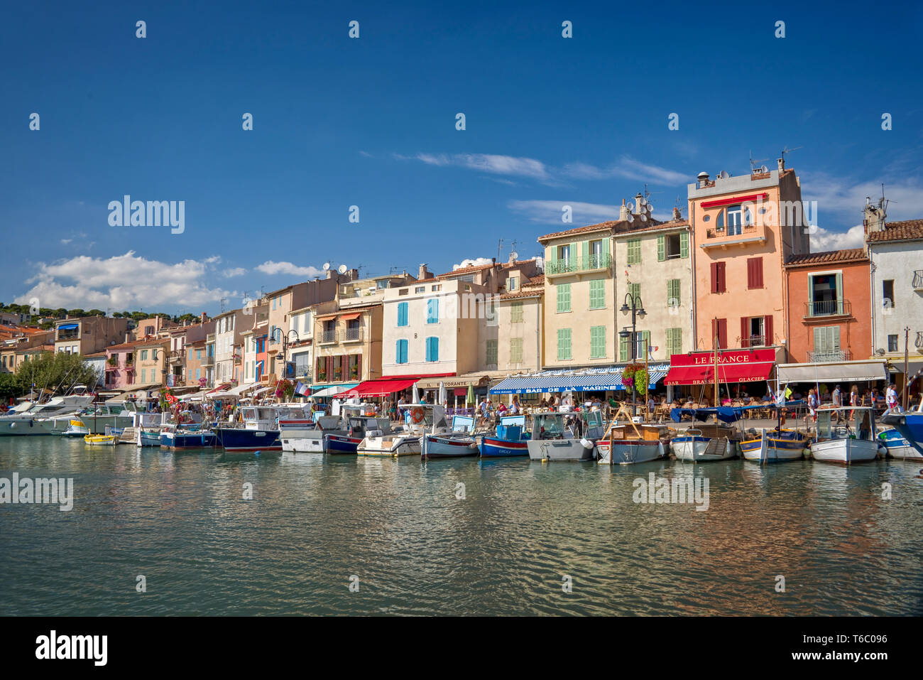 Hafen von Cassis, Frankreich Stockfoto