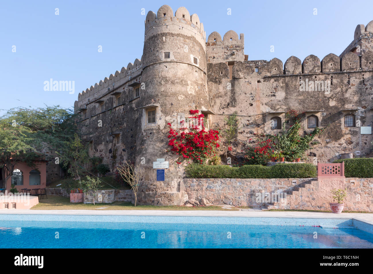Kesroli Hill Fort am Abend mit keine Personen in Venice Rajasthan Indien Stockfoto