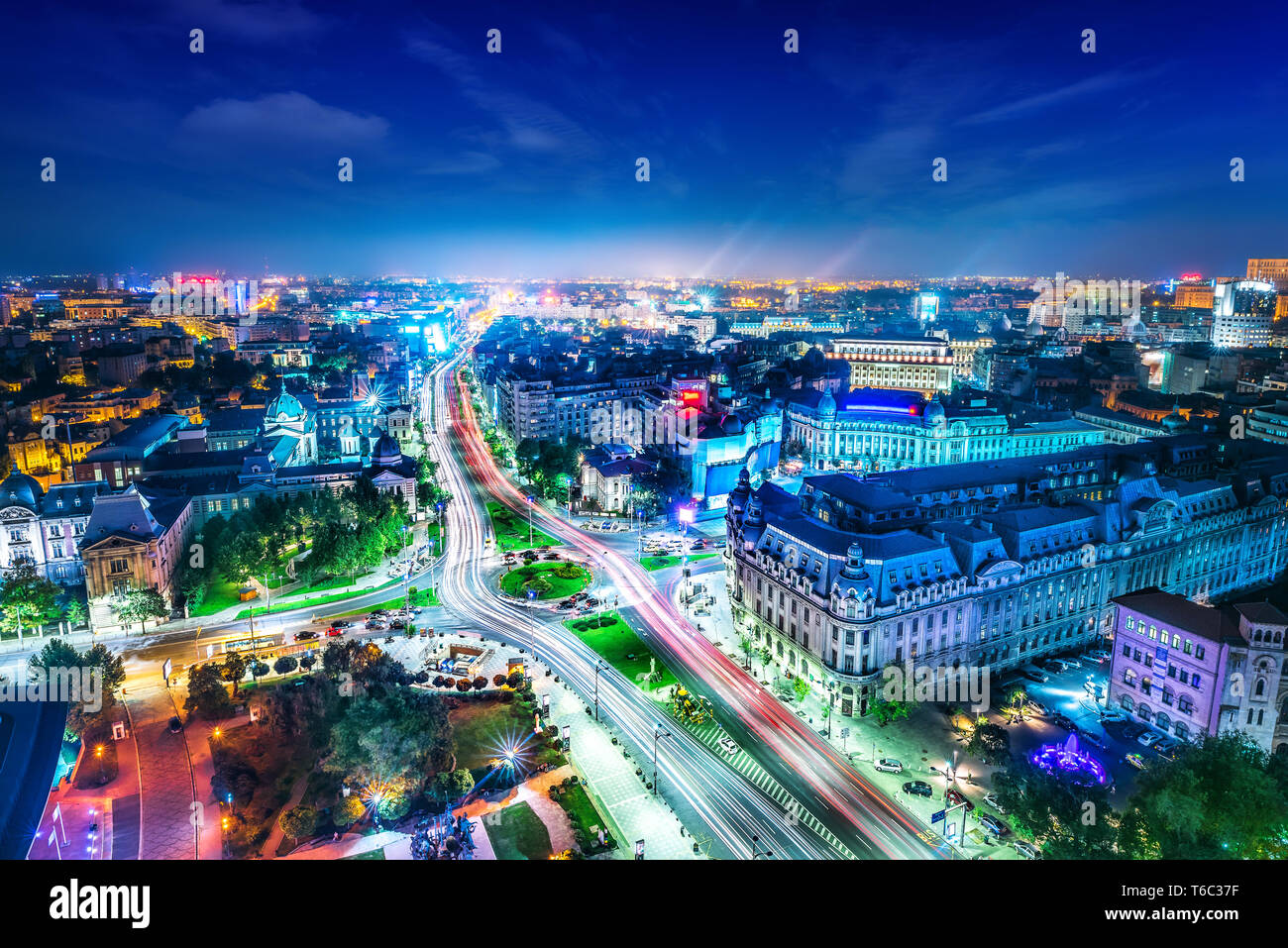 Bukarest Stockfoto