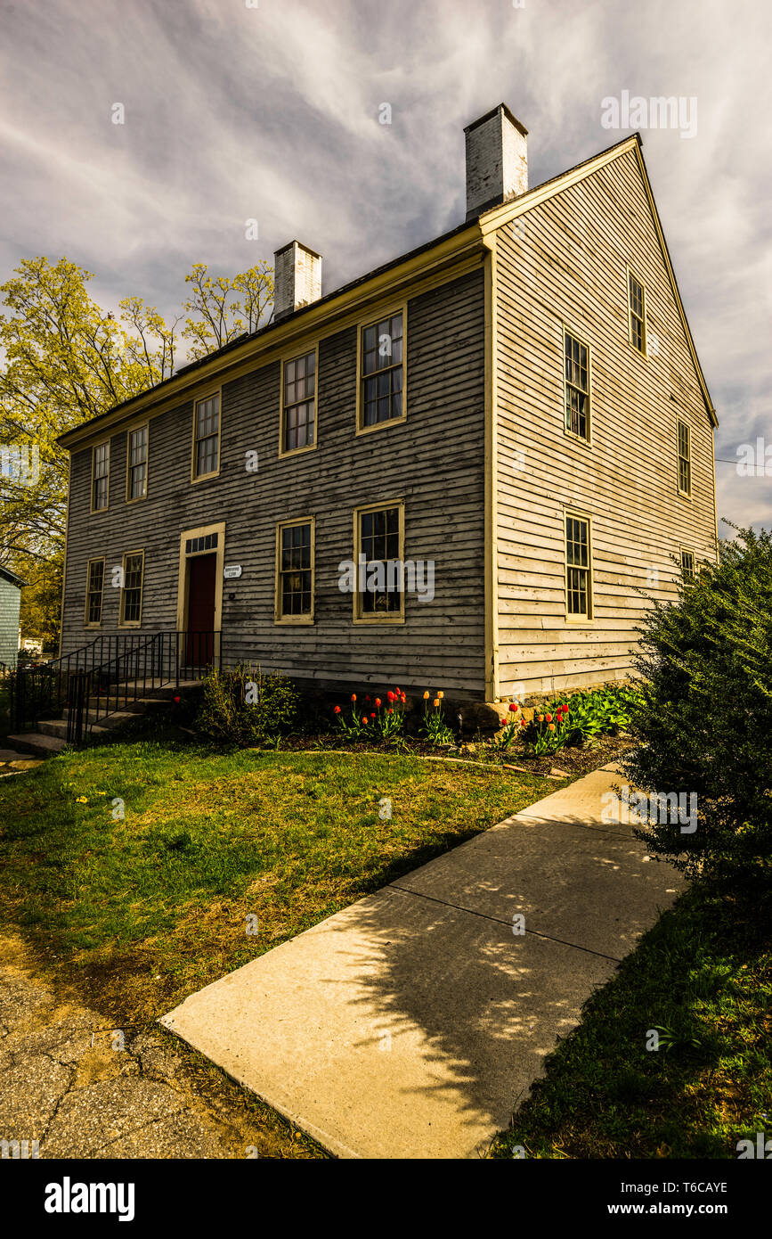 Johannes Reiter Haus Danbury Museum und historischen Gesellschaft Danbury, Connecticut, USA Stockfoto