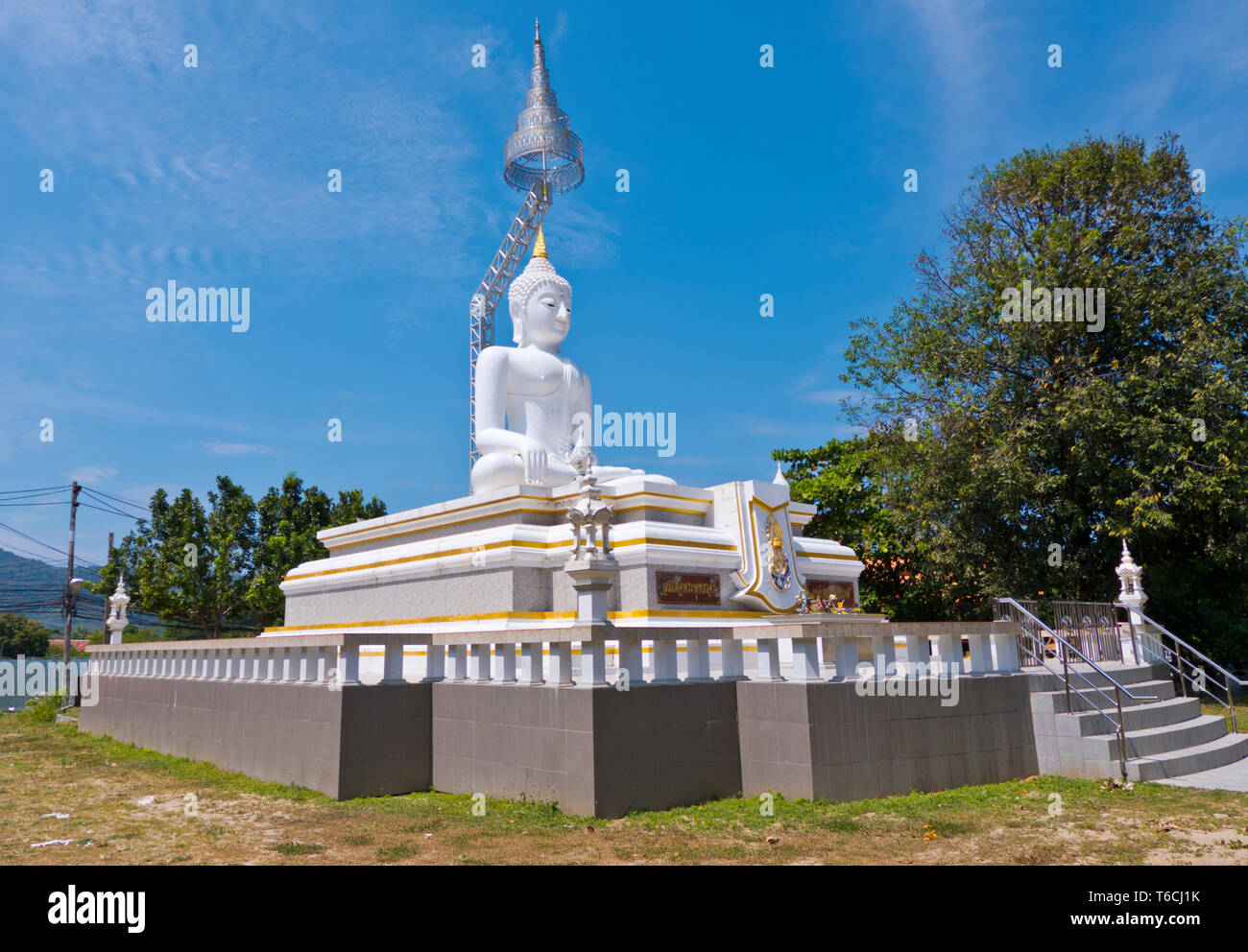 Buddha, Wat Sawang Arom, Rawai, Phuket, Thailand Stockfoto