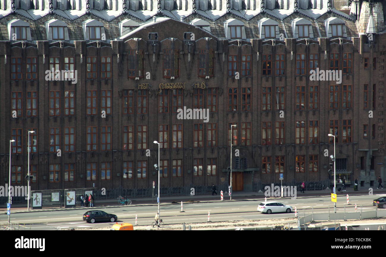Urban Exploration in der Stadt Amsterdam Stockfoto