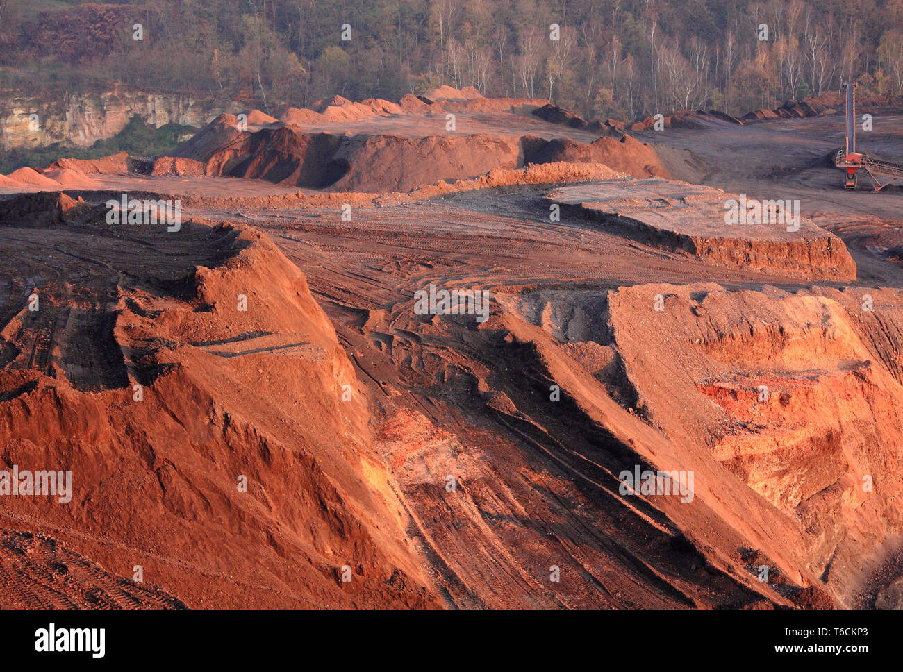 Mondlandschaft auf der Erde Stockfoto