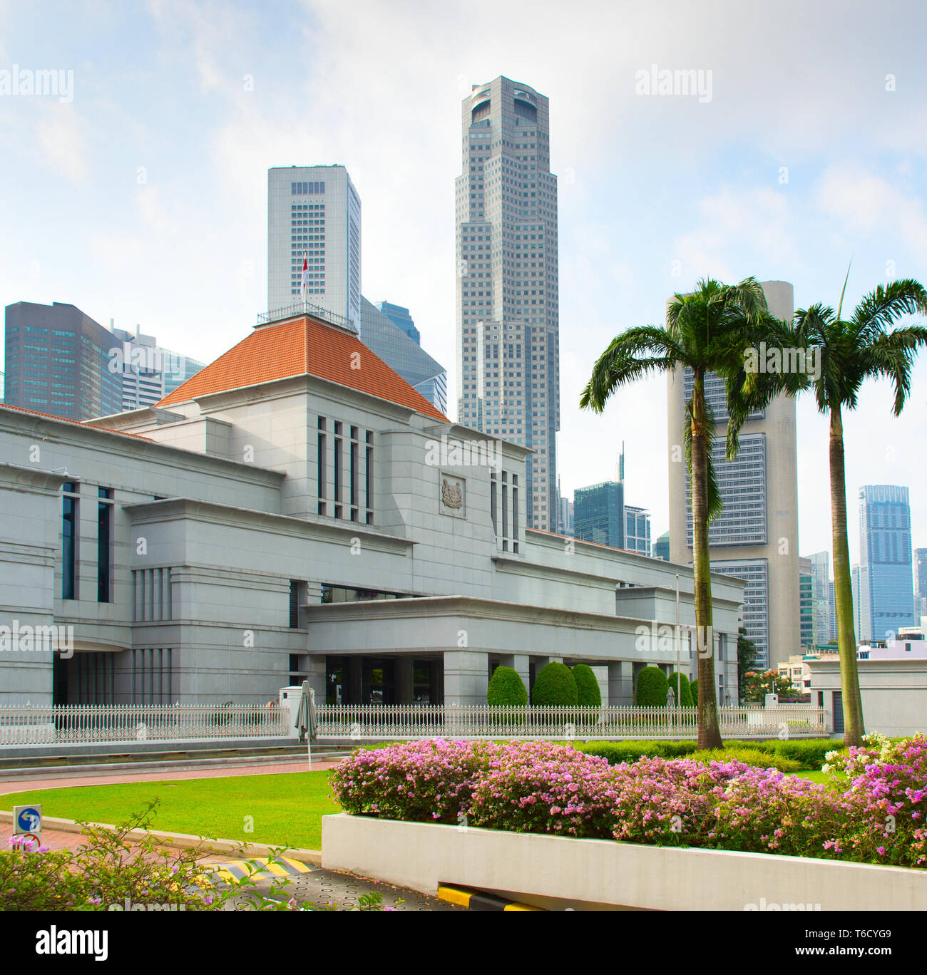 Old parliament house singapore Fotos und Bildmaterial in hoher