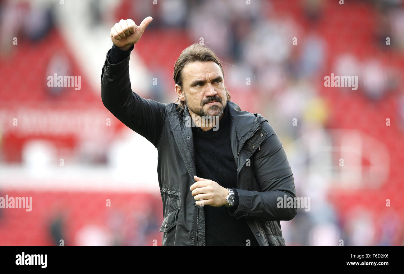 Norwich City Manager Daniel Farke Stockfoto