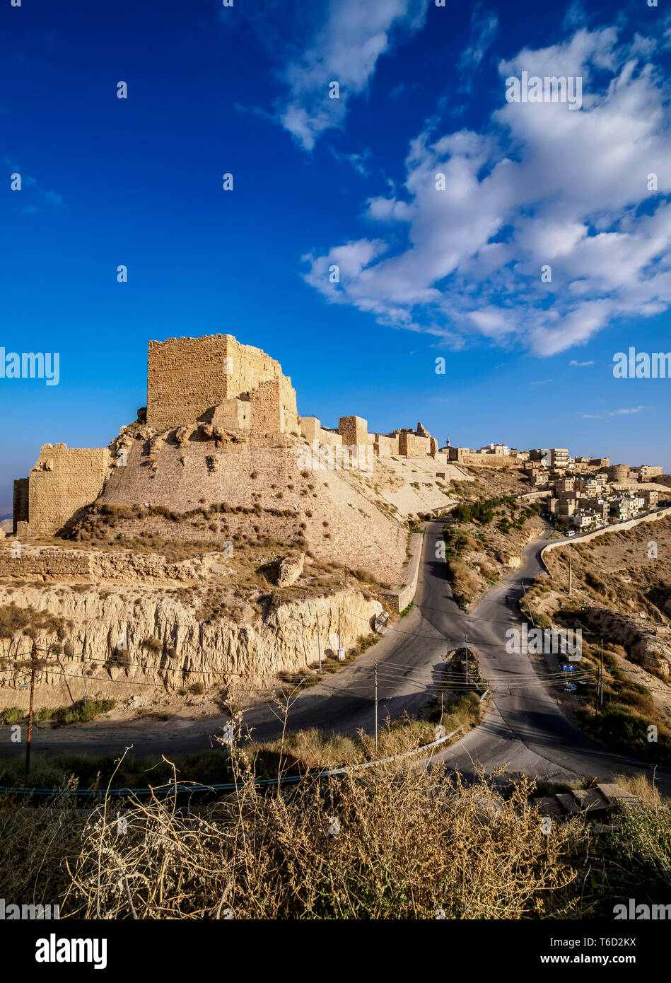 Kerak Castle, Al-Karak, Karak Governorate, Jordanien Stockfoto