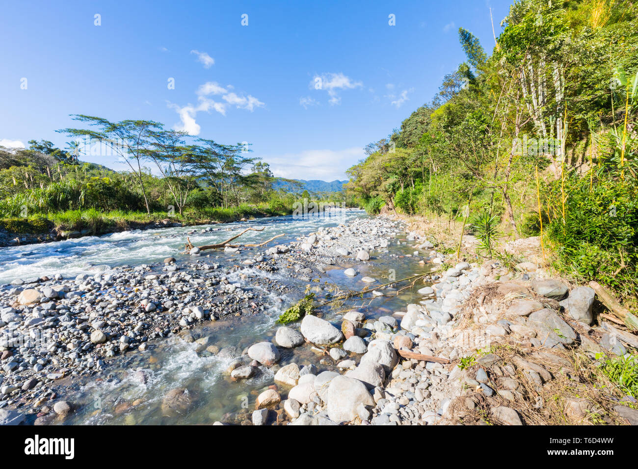 Boquete Panama Fluss Stockfoto