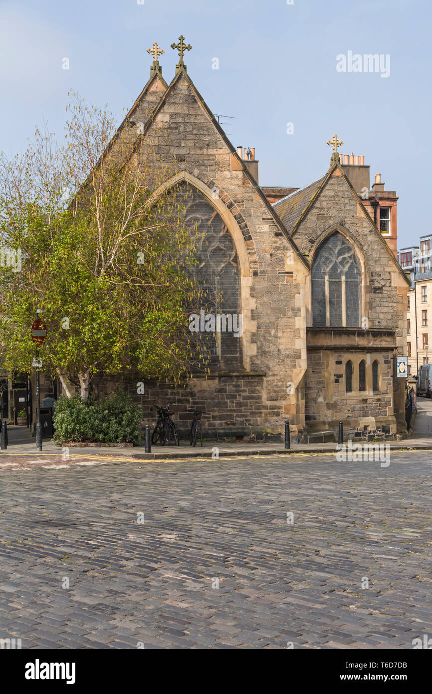 St Vincent's Chapel Episcopal Church Edinburgh auf der St Vincent Street in Stockbridge, Schottland, Großbritannien Stockfoto