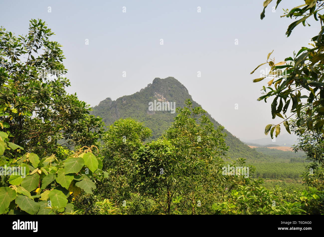 Historische "rockpile" (Elliot Combat Base) - ein US-Armee und Marine Corps Beobachtungsposten und Artillerie Base von 1966 bis 1969, Quang Tri, Vietnam Stockfoto