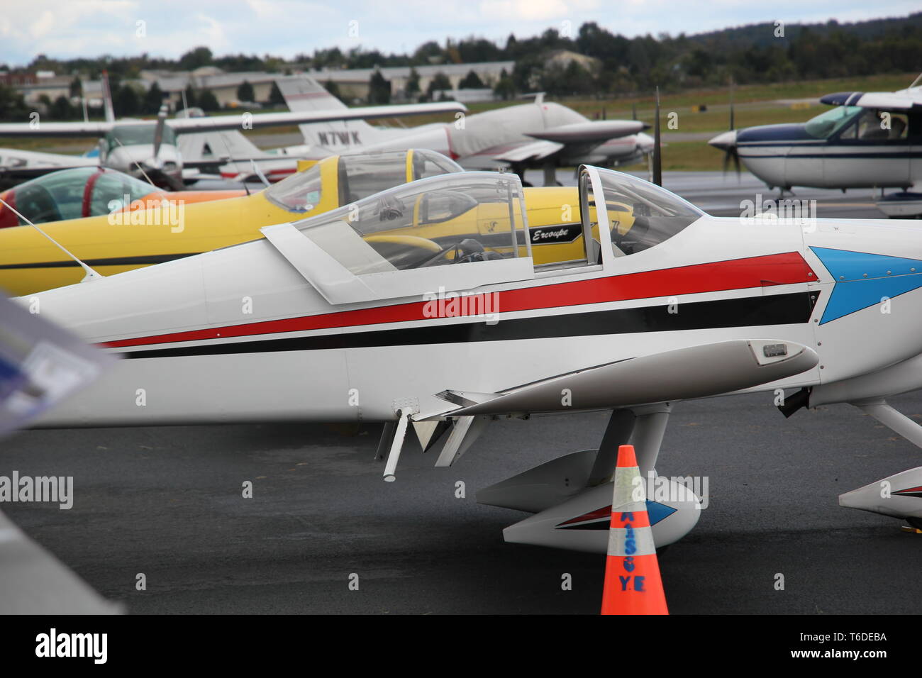 General Aviation Flugzeuge geparkt Stockfoto