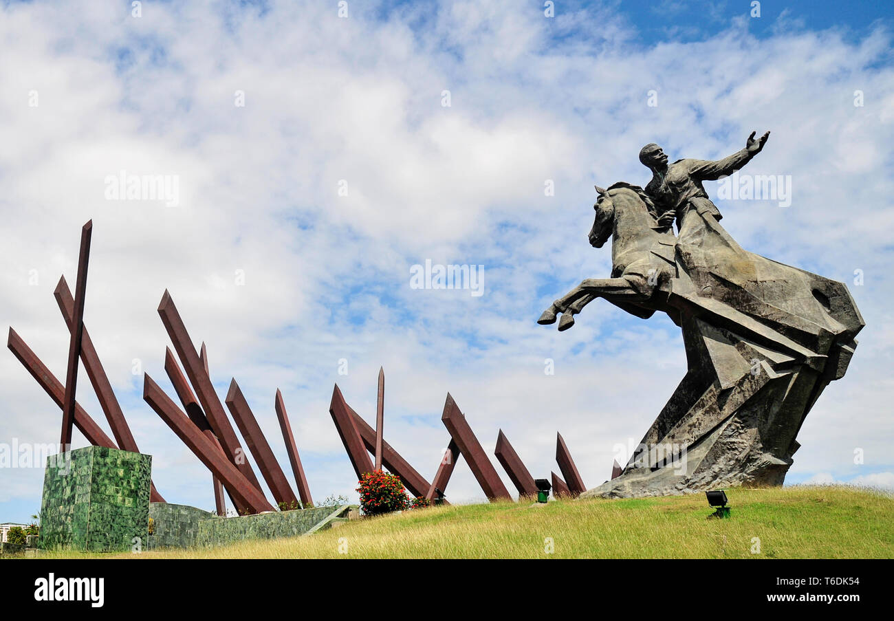 General Antonio Maceo Denkmal, Plaza De La Revolucion, Santiago de Cuba, Kuba Stockfoto