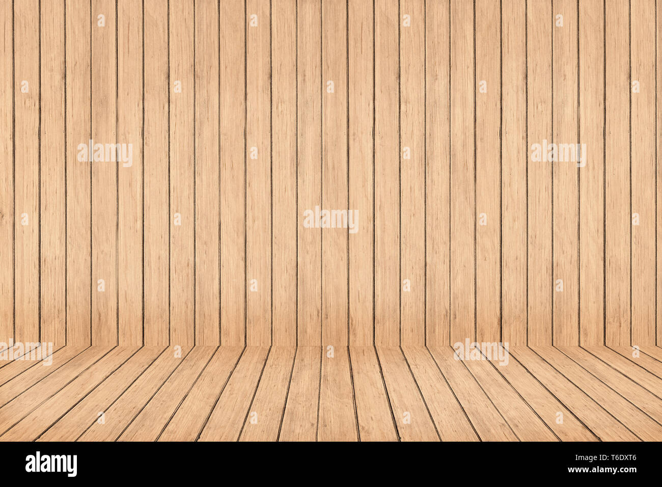 Wand und Boden Abstellgleis verwittertes Holz Hintergrund, Holz Textur Stockfoto