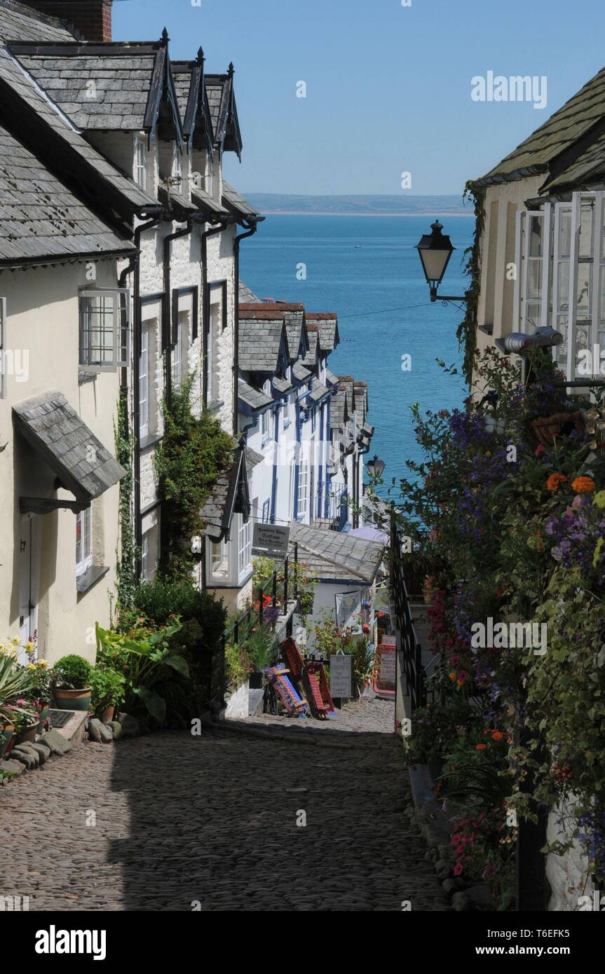 Clovelly, North Devon, England Großbritannien Stockfoto