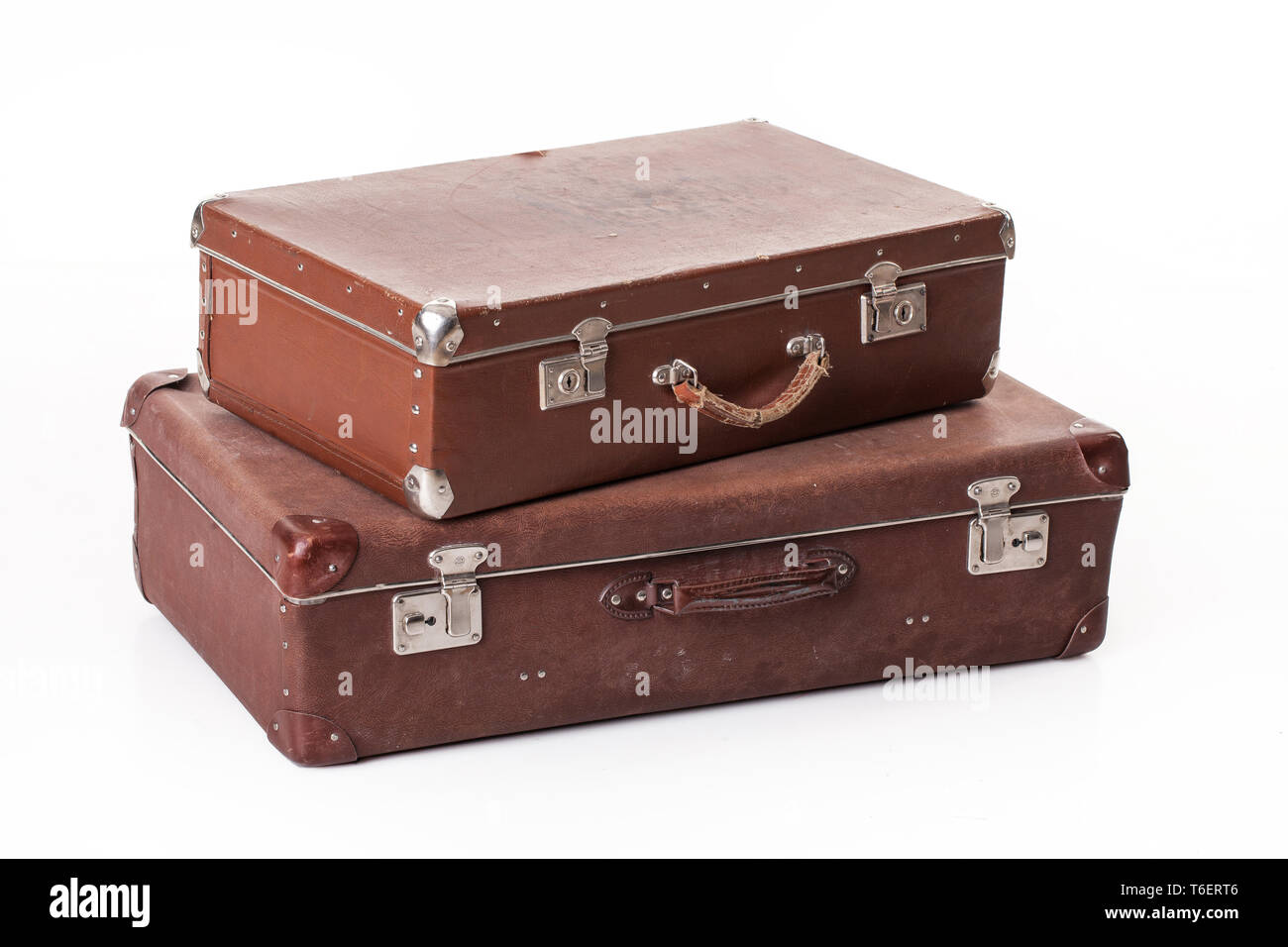 Alte Koffer Stockfoto