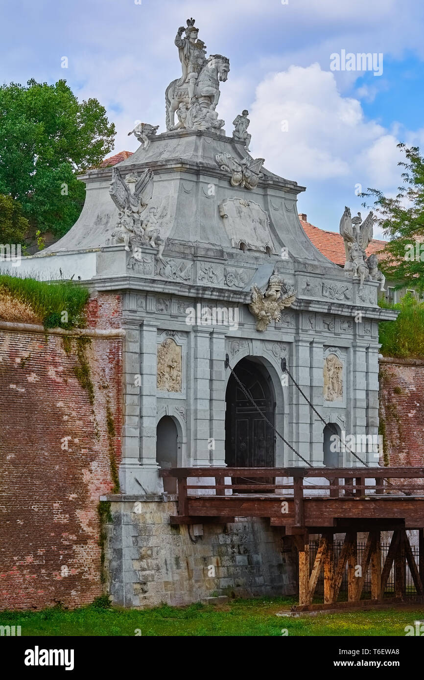 Eingang der Festung Stockfoto