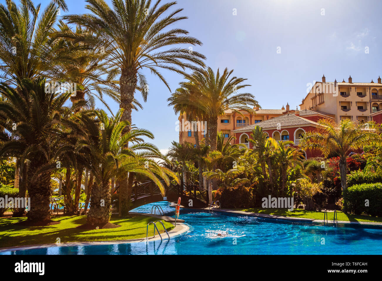 Holiday Resort auf Fuerteventura Stockfoto