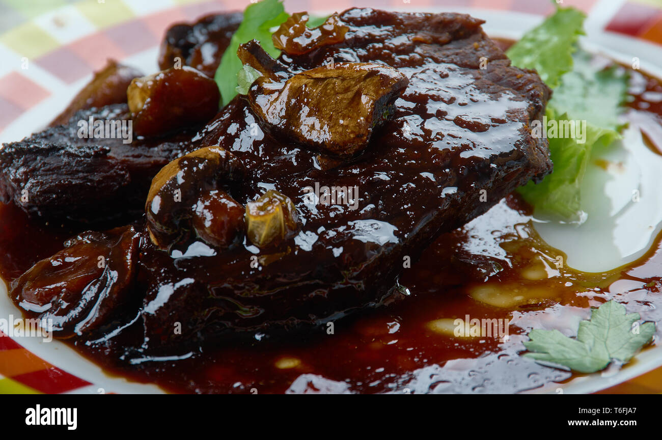 Südlichen Hamburger Steaks Stockfoto