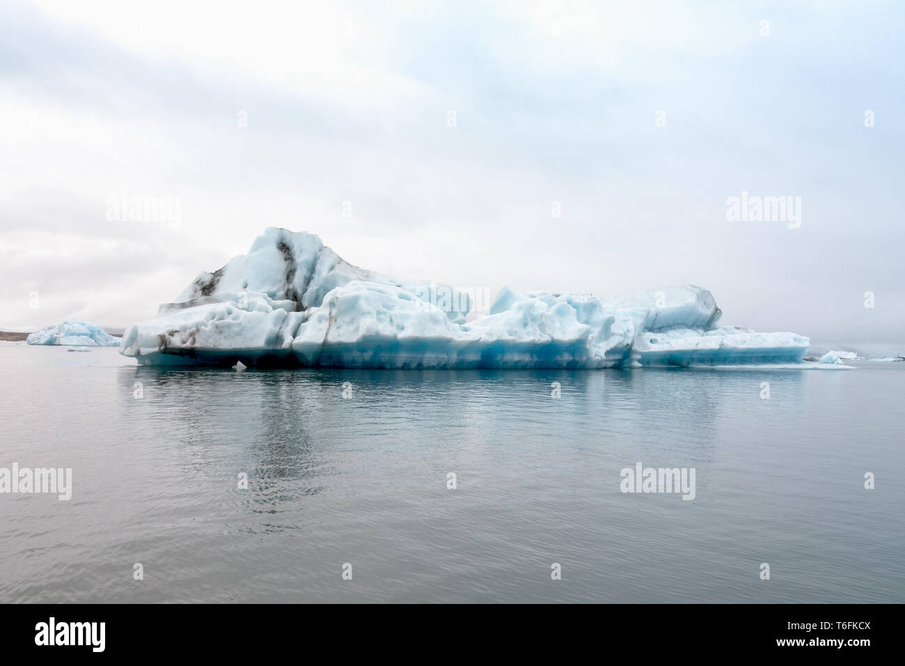 Isländische Eisberge Stockfoto