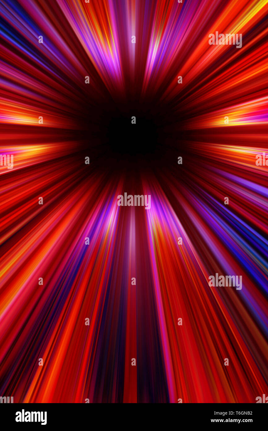 Bunte starburst Explosion Hintergrund Stockfoto