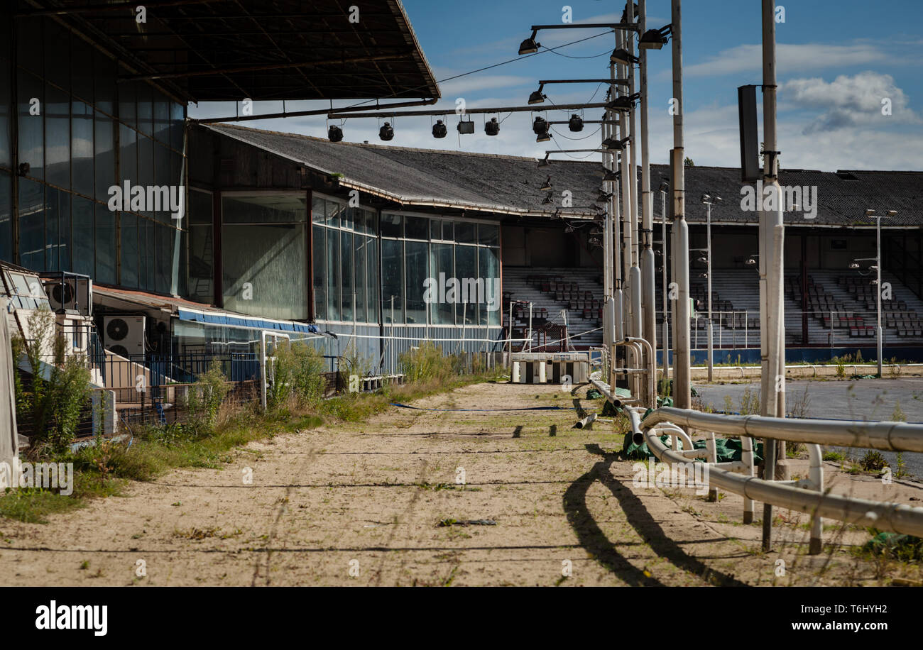 Wimbledon Greyhound Stadium, die letzte Chance zu sehen, bevor es abgerissen wurde, Stockfoto