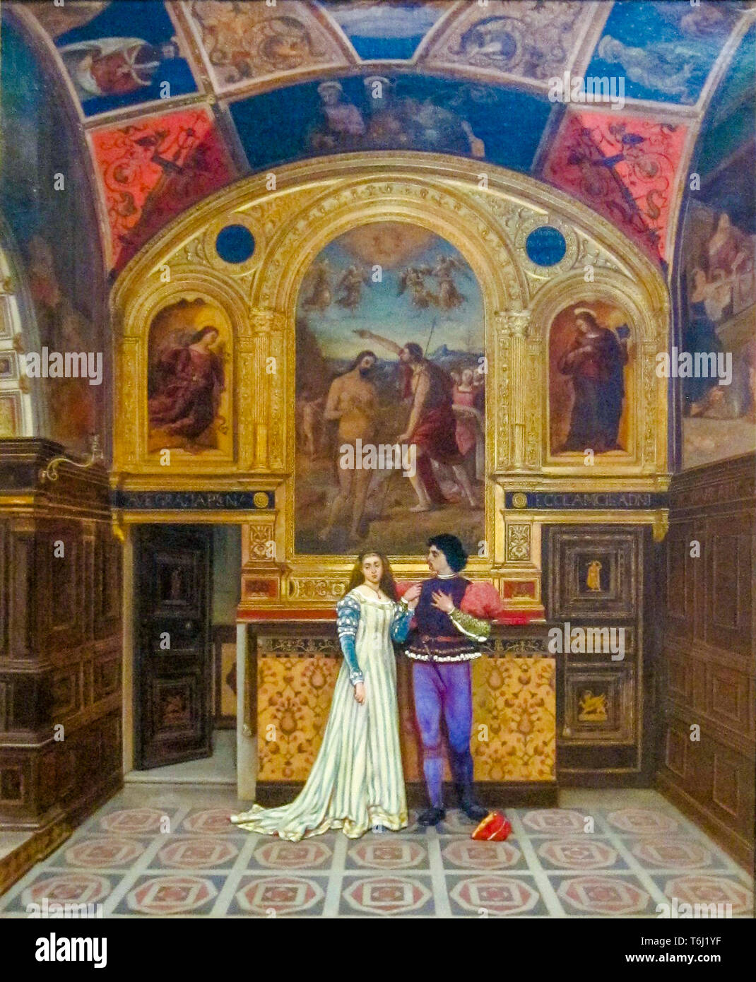 Romeo und Julia, unbekannte europäische Künstler, C. 1860 Stockfoto