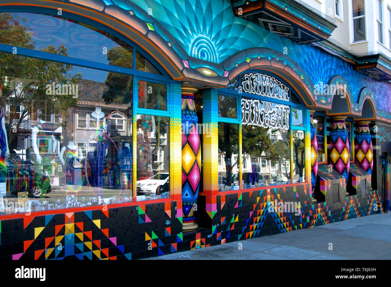 San Francisco, Kalifornien, USA - 24. Mai 2015: Schöne Gebäude von aussen ein Shop in dem berühmten hippie Stadtteil Haight Ashbury in San Franc & Stockfoto
